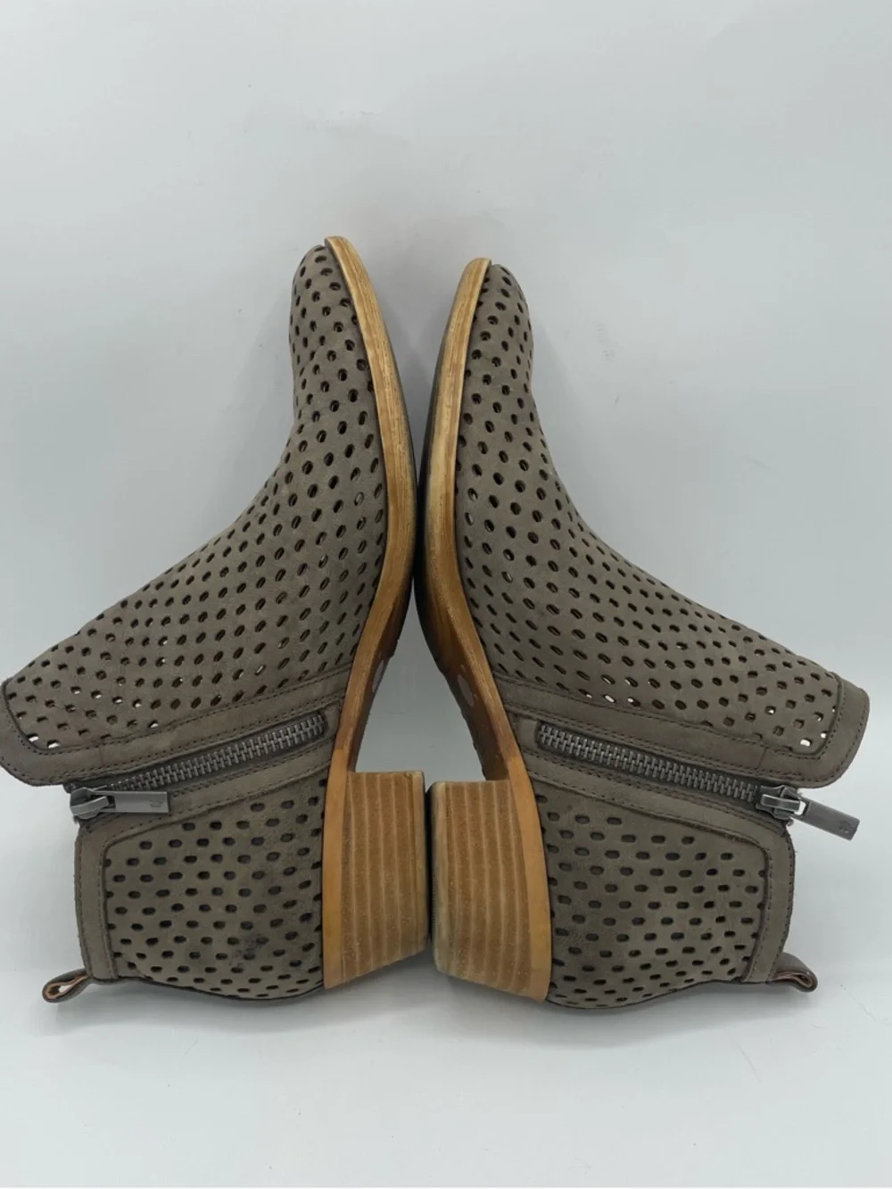 Lucky Brand Basel Perforated Bootie with Side Zip